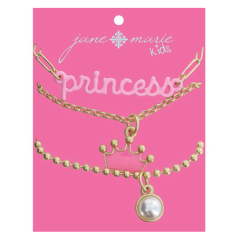 Triple the Love Necklaces-Princess