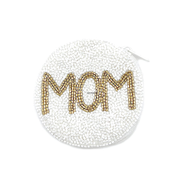Mom Circle Coin Pouch