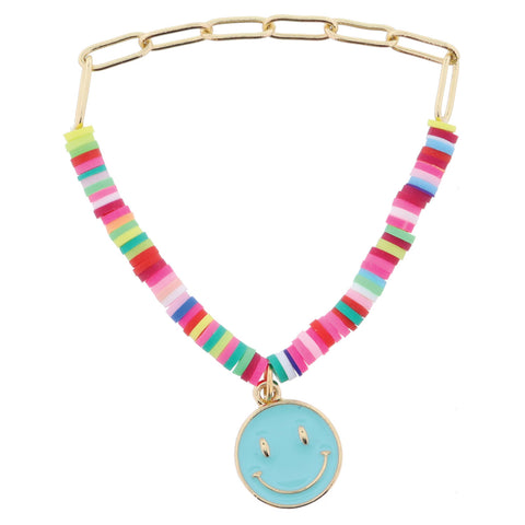 Giggles Bracelet: Teal Smile