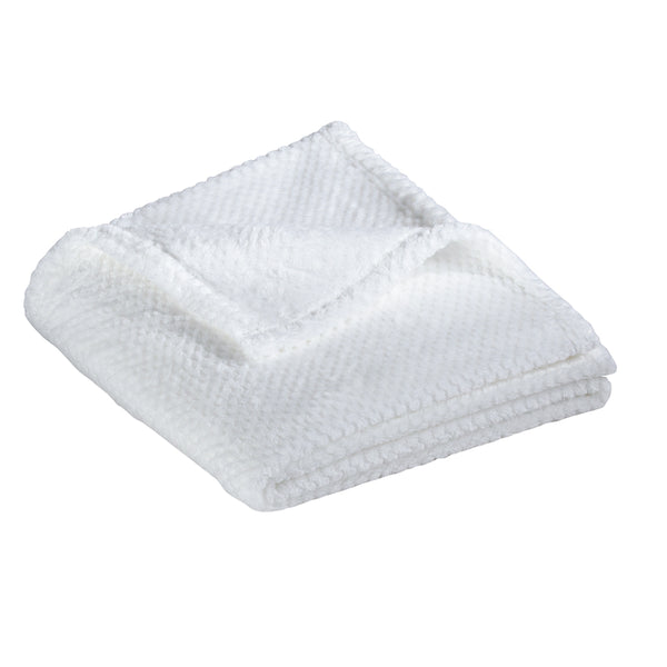 Plush Texture Blanket-Marshmellow