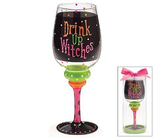 drink up witches wine glass