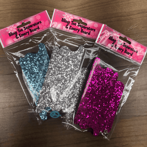 Bling Toe Separator Emery Board