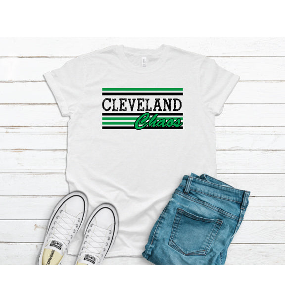Cleveland Chaos Stripe Tee