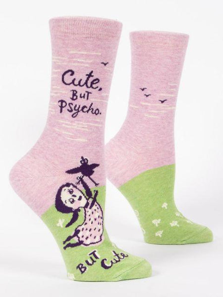 cute but psycho crew socks