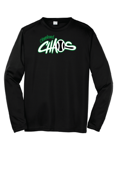 black long sleeve dry fit cleveland chaos