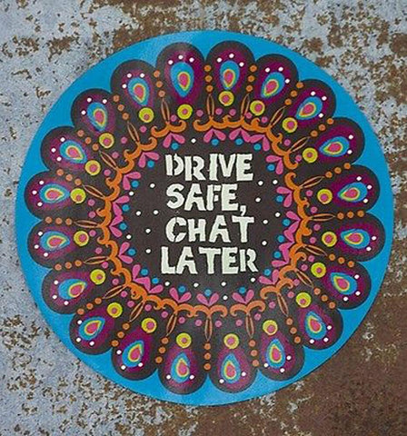 drive safe car magnet