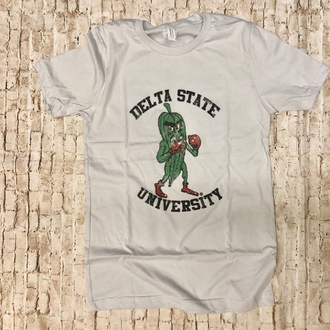 DSU Vintage Okra Tee Grey