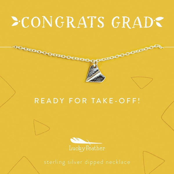 Ready For Takeoff Graduation Necklace 