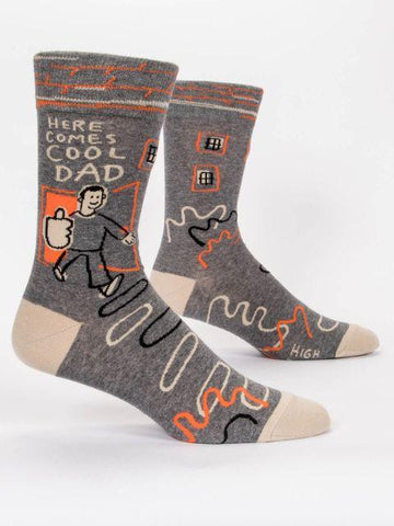 Here Comes Cool Dad Crew Socks Mens
