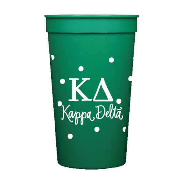 Kappa Delta Stadium Cups - Sleeve of 8
