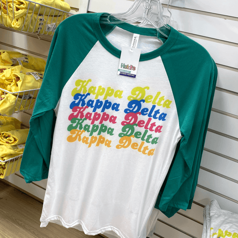 Kappa Delta Retro Raglan