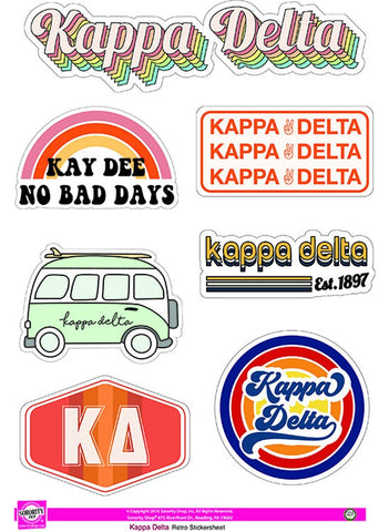 KD Retro Sticker Sheet