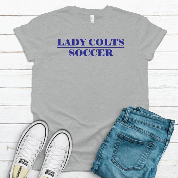 Lady Colts Soccer tee
