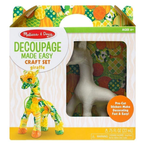 Melissa & Doug Decoupage Made Easy Giraffe 