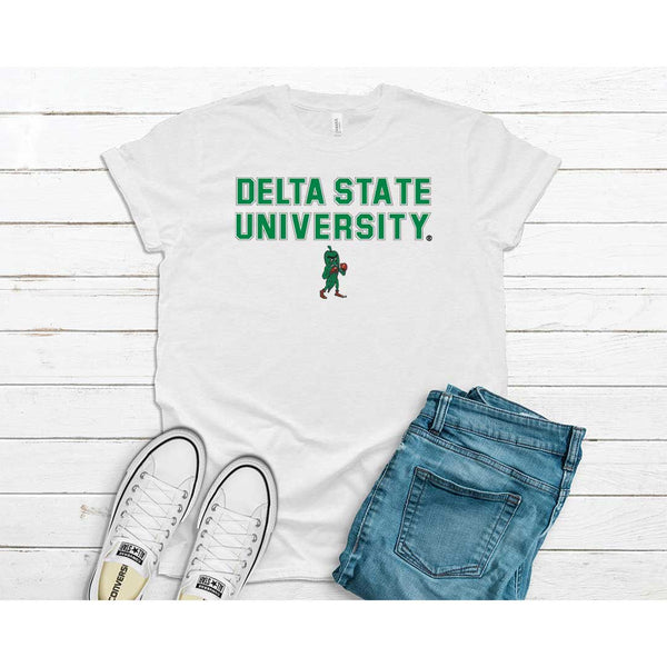 Delta State® Letter Sweater Tee