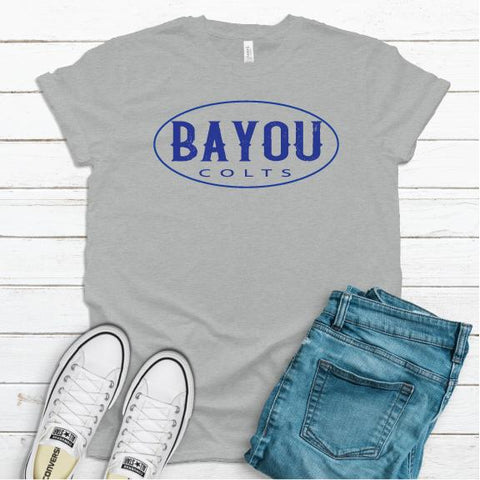 bayou oval tee