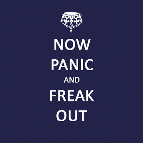 Now Panic & Freak Out Beverage Napkins