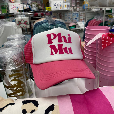 Phi Mu Traveler Trucker Hat