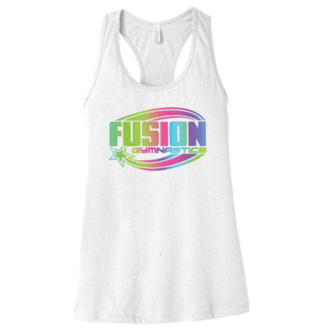 Fusion Gymnastics Rainbow Logo Tank - Heidisonline