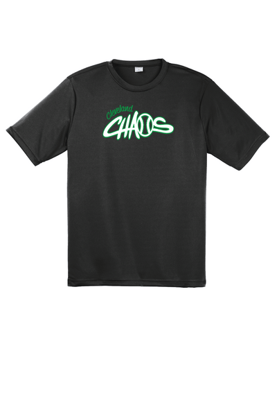 black short sleeve dry fit cleveland chaos
