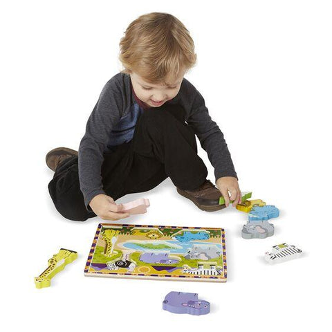 Melissa & Doug Safari Chunky Puzzle