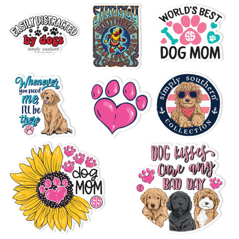 Simply Southern® Sticker Set - Dog