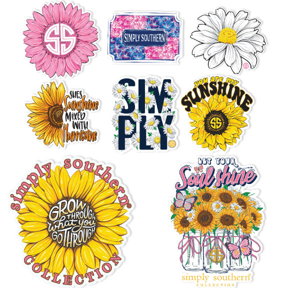 Simply Southern® Sticker Set - Floral