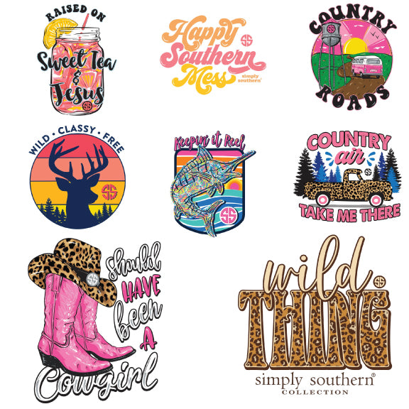 Simply Southern® Sticker Set - Southern