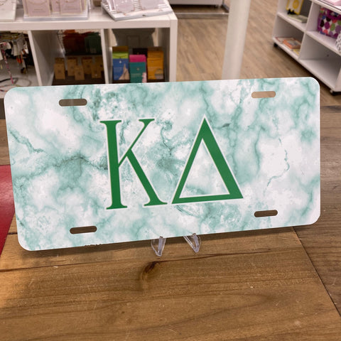 Kappa Delta Watercolor Car Tag