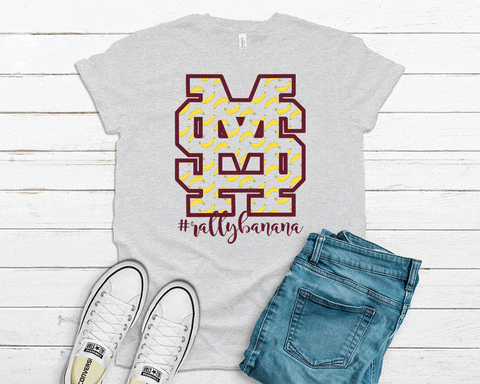 RALLY BANANA MSU TEE