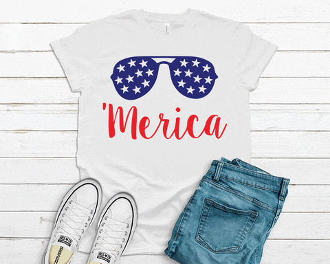 America sunglasses tee
