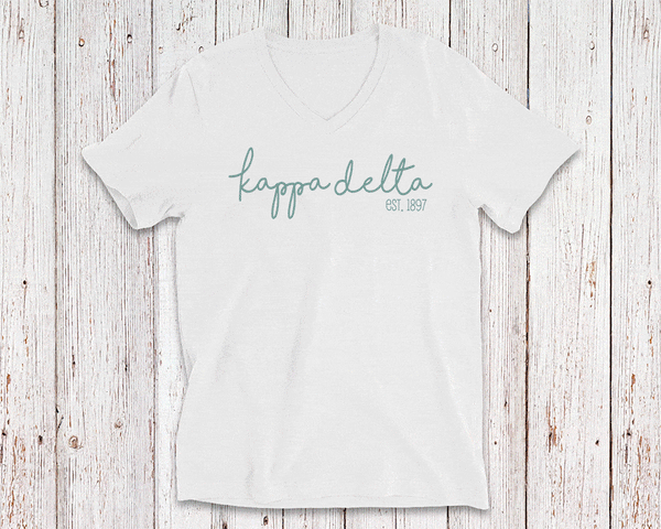 Kappa Delta Script Tee