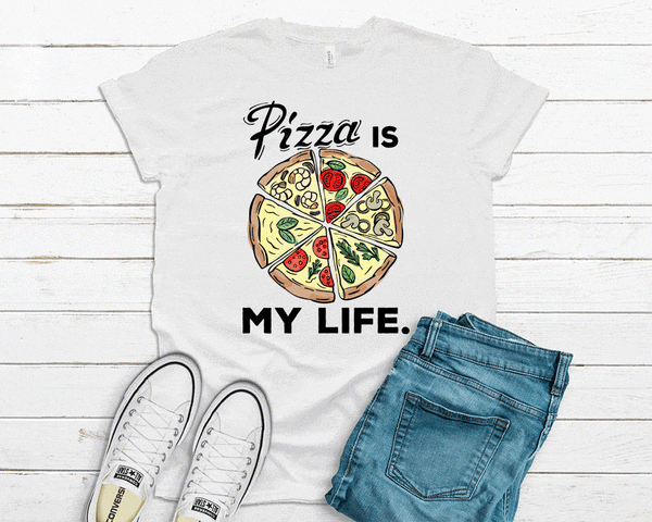 Pizza is my life tee