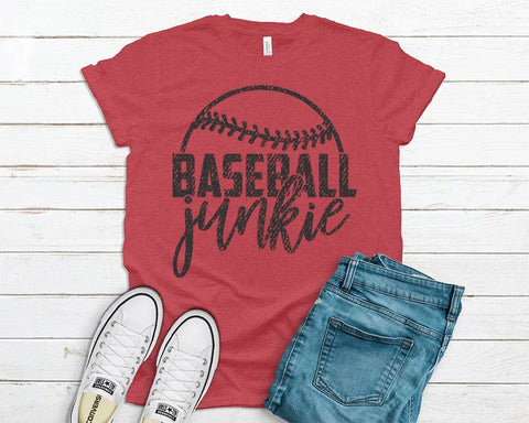 baseball junkie tee