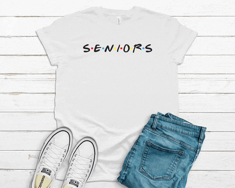 seniors friends tee