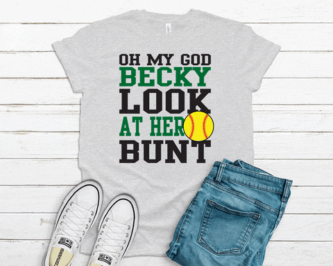 Look at her BUNT TEE