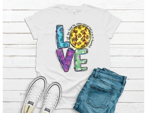 Love Softball Tee