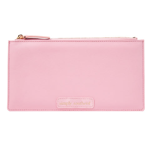 Simply Southern® Zip Clutch - Pink